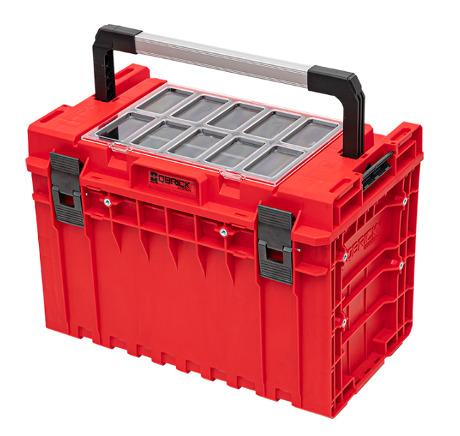 Ящик для инструментов Qbrick System ONE Ultra HD RED 450 2.0 EXPERT (5901238258292) - Фото 4 Ящик для инструментов Qbrick System ONE Ultra HD RED 450 2.0 EXPERT (5901238258292) - изображение 4