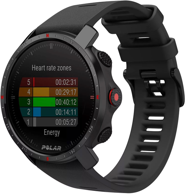Smartwatch Polar Grit X Pro Black M/L (725882058696) - obraz 1