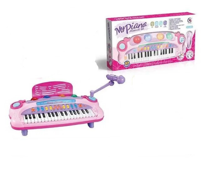 Пианино детское игровое A-Toys музыкальное, розовое, 6620 – фото ...