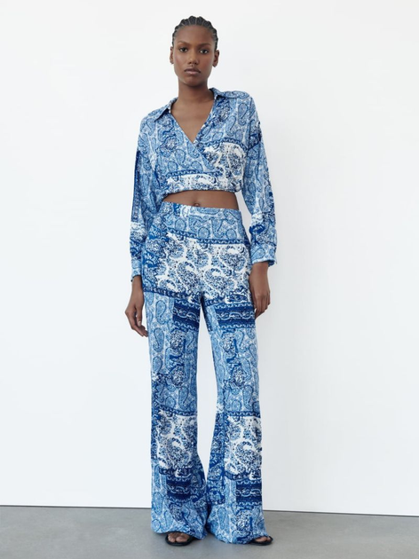 Костюм женский Zara 945126390 S Синий (1159800097) – Брендовая одежда ...