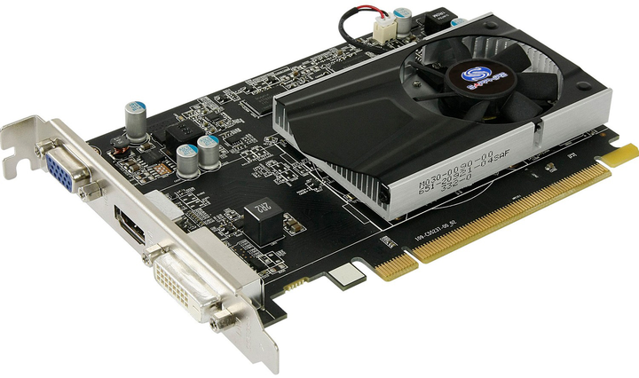Відеокарта Sapphire PCI-Ex Radeon R7 240 4GB GDDR3 (128bit) (730/1800) (DVI, VGA, HDMI) (11216-35-20G) - зображення 2