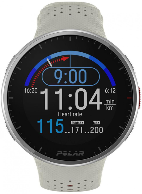 Smartwatch Polar Pacer PRO Snow White S-L (725882060491) - obraz 2