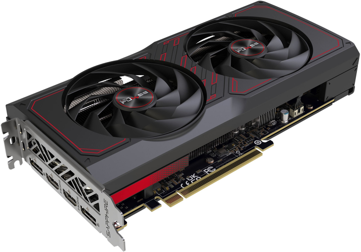 Відеокарта Sapphire PCI-Ex Radeon RX 7600 XT Pulse OC 16GB GDDR6 (128bit) (2810/18000) (2 х HDMI, 2 x DisplayPort) (11339-04-20G) - зображення 3
