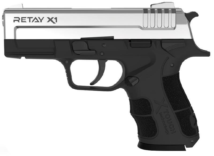 Пістолет стартовий Retay X1 nickel - зображення 1