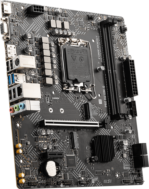 Материнська плата MSI PRO H610M-G (s1700, Intel H610, PCI-Ex16) - зображення 3