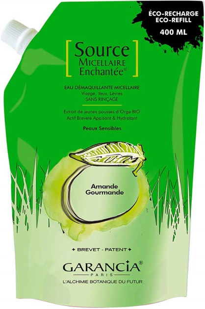 Woda micelarna Garancia Source Micellaire Enchantée Almond Eco-Refill 400 ml (3700928800047) - obraz 1