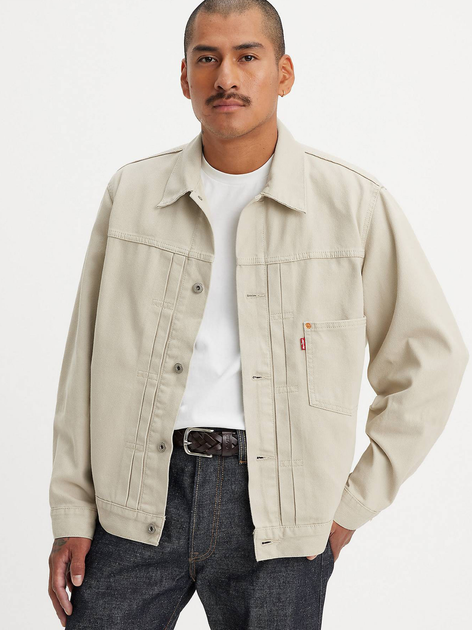 Джинсовая куртка мужская Levi's 410863639 XL Бежевая (1159799787 ...