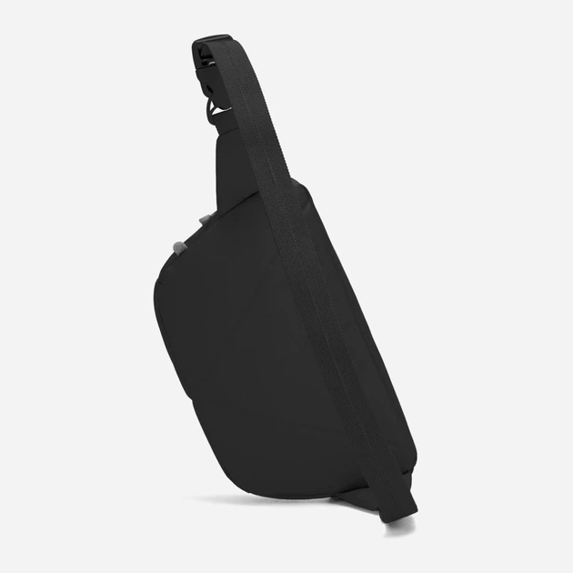 Сумка на пояс бананка тканинна середня Pacsafe GO sling pack 35100130 Чорна (0688334005849) - зображення 14