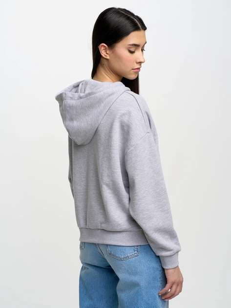 Bluza damska z kapturem kangurka Big Star Susana XL Szara (5900714640927) - obraz 2