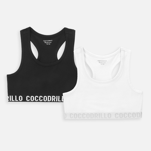 Набор детских топов 2 шт для девочки Coccodrillo Basic Underwear ...