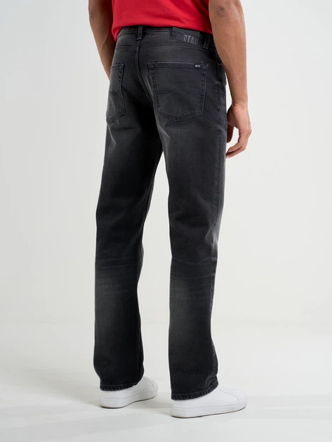 Jeansy regular fit męskie Big Star Colt W32L32 Grafitowe (5900714705176) - obraz 2