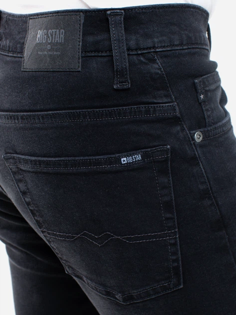 Jeansy slim fit męskie Big Star Nader W38L30 Czarne (5900714680978) - obraz 6