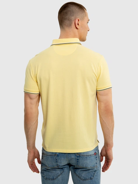 Koszulka polo męska Big Star Cardi L Żółta (5900714699680) - obraz 2