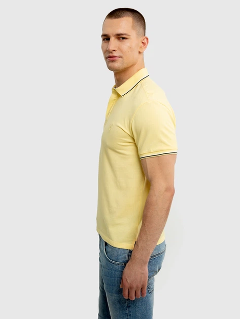 Koszulka polo męska Big Star Cardi L Żółta (5900714699680) - obraz 3