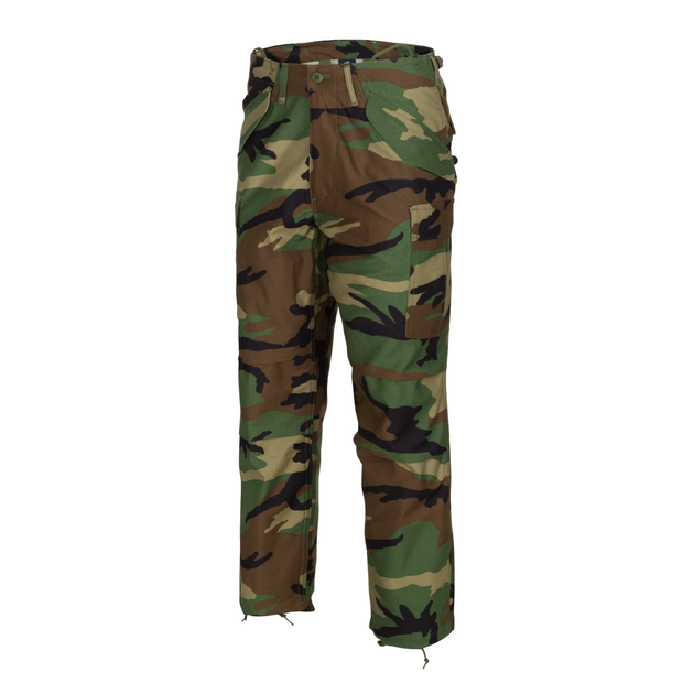 Штани Helikon-Tex M65 - NyCo Sateen, US Woodland 2XL/Regular (SP-M65-NY-03) - изображение 1