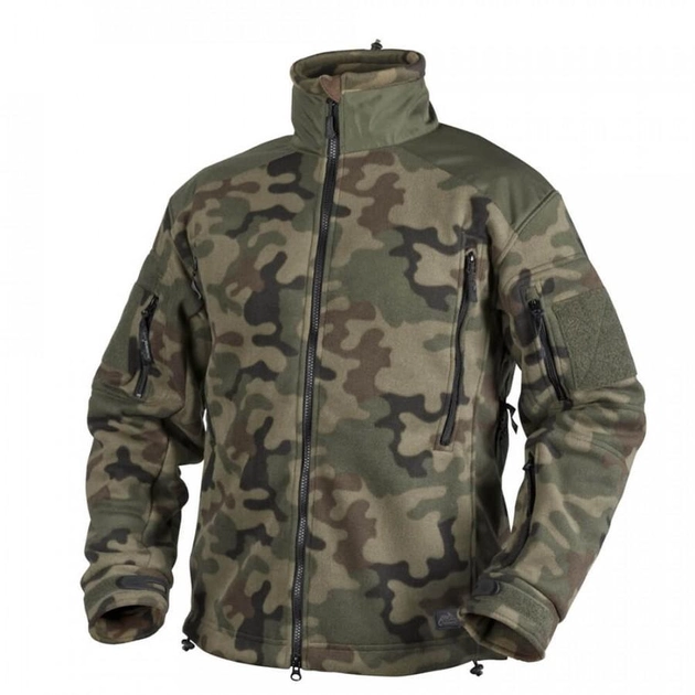 Куртка Helikon-Tex LIBERTY - Double Fleece, PL Woodland L/Regular (BL-LIB-HF-04) - зображення 1