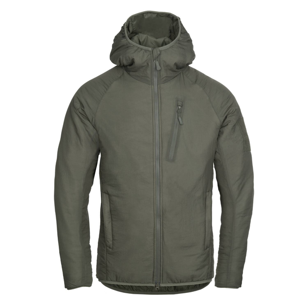 Куртка Helikon-Tex WOLFHOUND Hoodie® - Climashield® Apex 67g, Alpha green L/Regular (KU-WLH-NL-36) - изображение 2