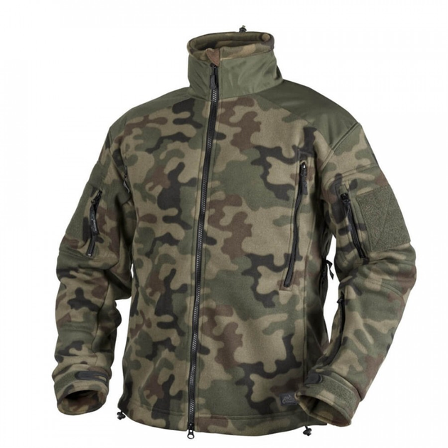 Куртка Helikon-Tex LIBERTY - Double Fleece, PL Woodland S/Regular (BL-LIB-HF-04) - изображение 1