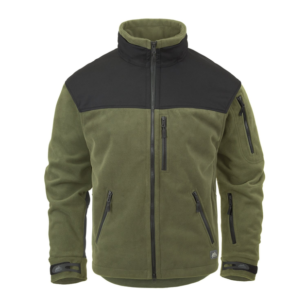 Куртка Helikon-Tex CLASSIC ARMY - Fleece Windblocker, Olive green/Black M/Regular (BL-CAF-FM-16) - изображение 2