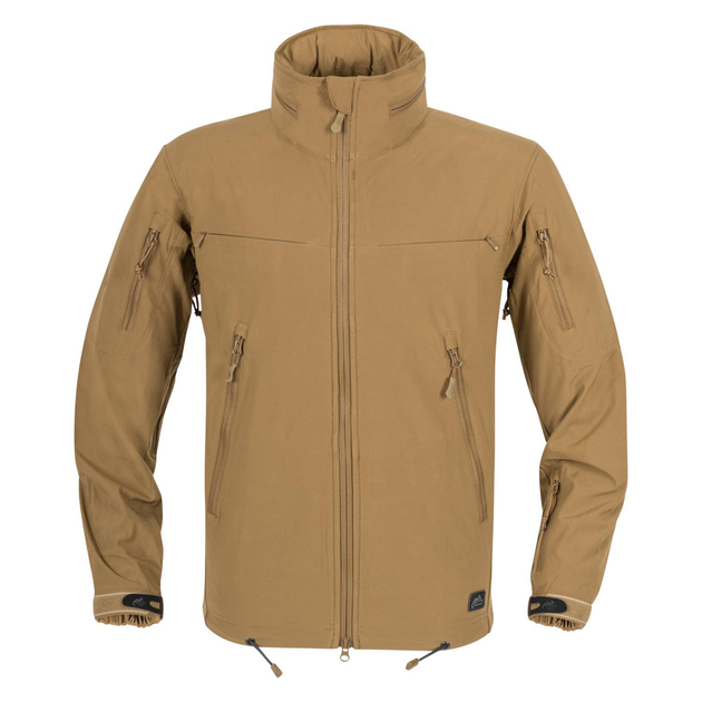 Куртка Helikon-Tex Cougar Qsa + Hid - Soft Shell Windblocker, Coyote XS/Regular (KU-CGR-SM-11) - изображение 2