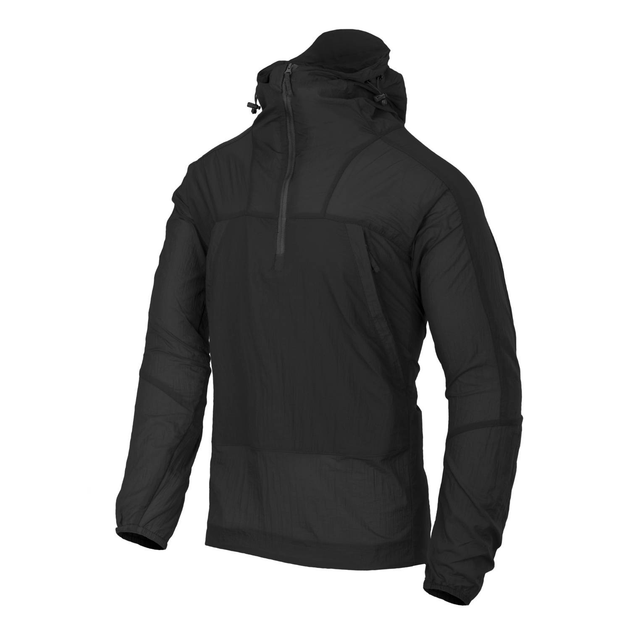 Куртка Helikon-Tex WINDRUNNER - WindPack Nylon, Black XS/Regular (KU-WDR-NL-01) - изображение 1