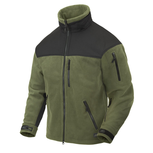 Куртка Helikon-Tex CLASSIC ARMY - Fleece Windblocker, Olive green/Black 3XL/Regular (BL-CAF-FM-16) - зображення 1