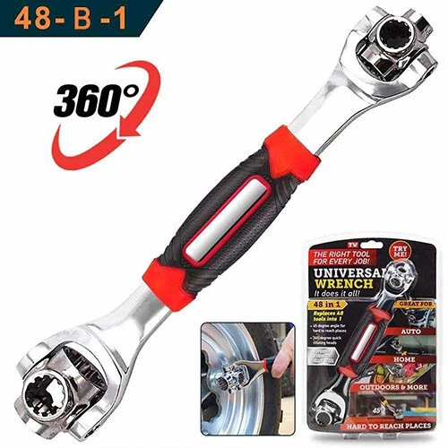 Універсальний ключ 48 в 1 Universal Tiger Wrench PRO 2428 new original Надміцний набір універсальних ключів - зображення 7