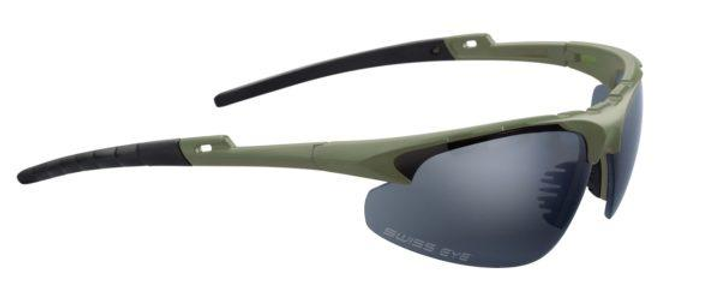Баллистические очки Swiss Eye Apache, оливковая оправа - изображение 1