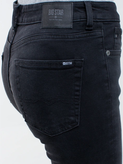 Jeansy slim fit damskie Big Star Maila W32L30 Ciemnoszare (5900714680398) - obraz 6