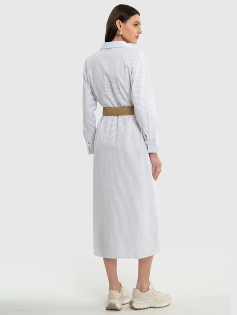 Плаття-сорочка міді осіннє жіноче Big Star Britney XL Блакитне (5900714728908) - зображення 2