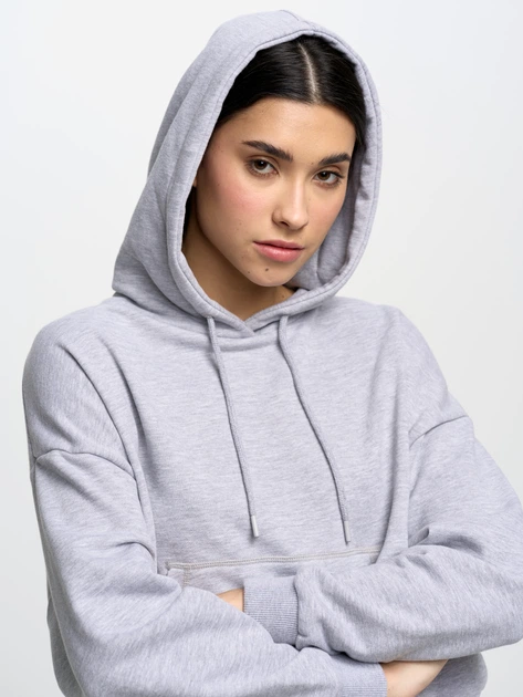 Худі жіноче Big Star Susana XL Сіре (5900714640927) - зображення 6