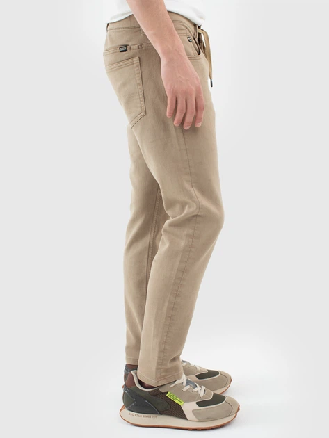 Jeansy regular fit męskie Big Star Joggse 2XL Beżowe (5900714764968) - obraz 3