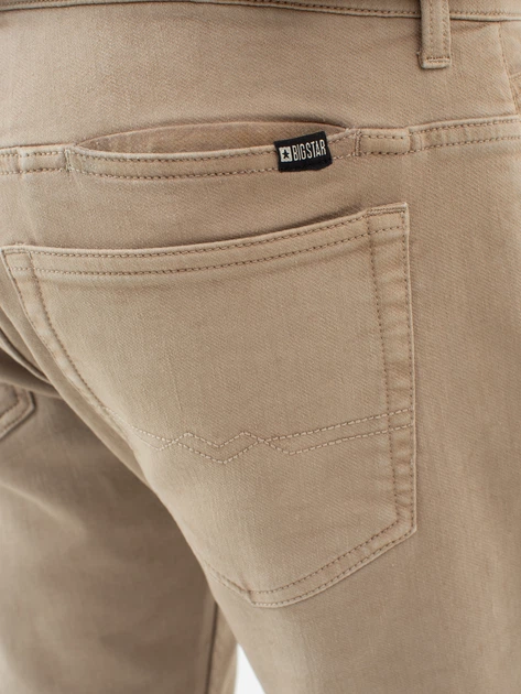 Jeansy regular fit męskie Big Star Joggse 2XL Beżowe (5900714764968) - obraz 6