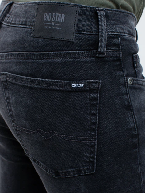 Jeansy slim fit męskie Big Star Tedd W38L30 Czarne (5900714680367) - obraz 6