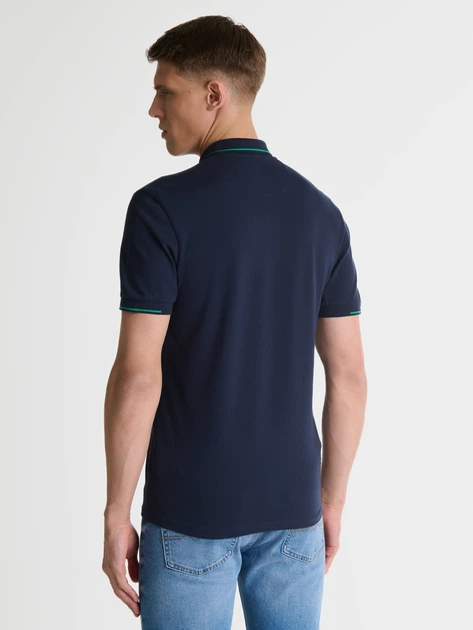 Koszulka polo męska Big Star Polian XL Granatowa (5900714699239) - obraz 2