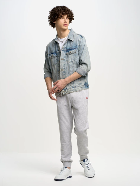 Spodnie dresowe męskie Big Star Pylyp XL Szare (5900714626044) - obraz 5