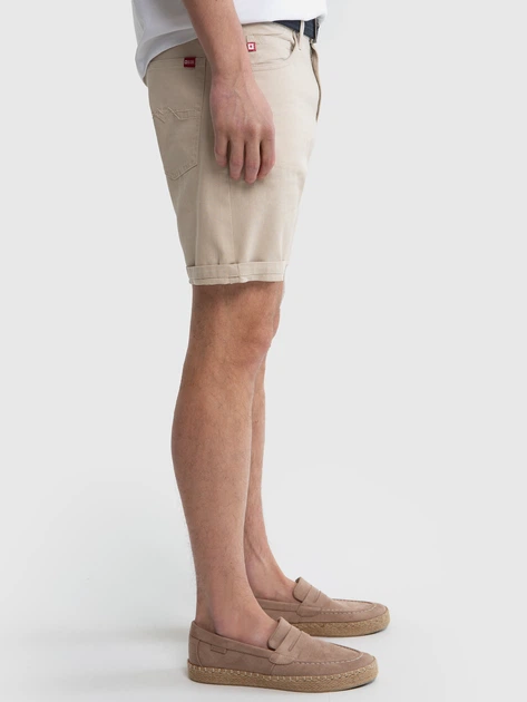 Шорти джинсові чоловічі короткі чоловічі Big Star Aden W31 Бежеві (5900714764678) - зображення 3
