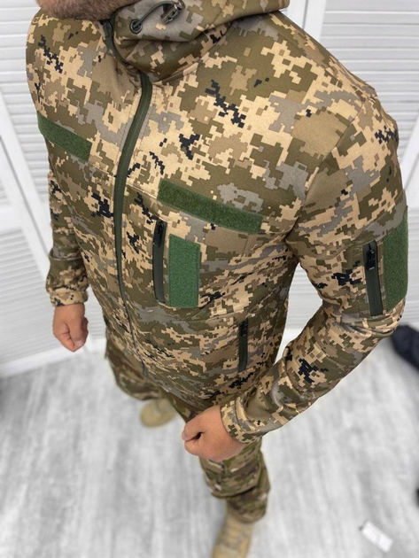 Армейская куртка софтшел пиксель explosion XXL - изображение 2