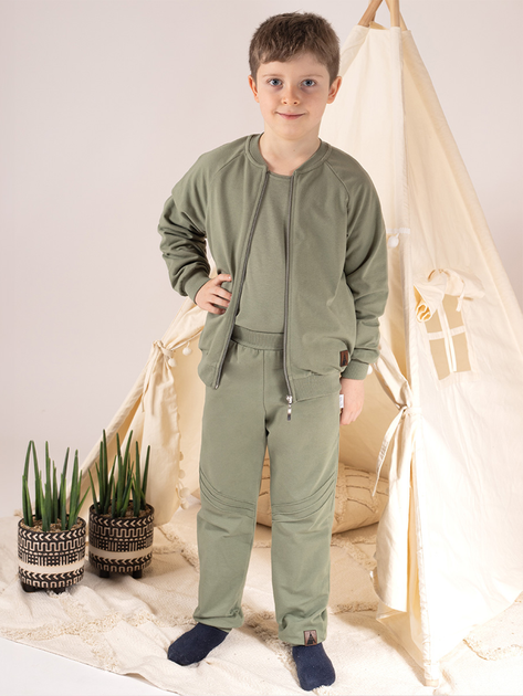 Spodnie sportowe dla dzieci Nicol 206275 140 cm Zielone (5905601019565) - obraz 2