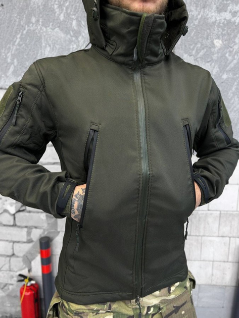 Тактична куртка софтшел kord second generation oliva XXL - зображення 2
