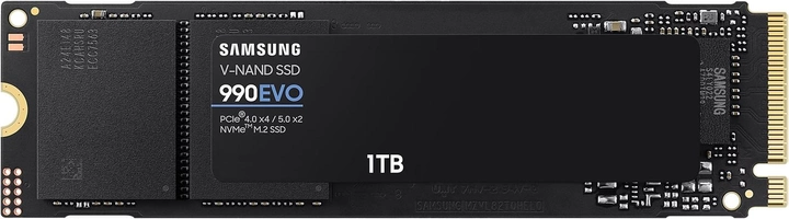 Dysk SSD Samsung 990 Evo 1TB M.2 PCIe 4.0 x4/5.0 x2 NVMe 2.0 V-NAND TLC (MZ-V9E1T0BW) - obraz 1
