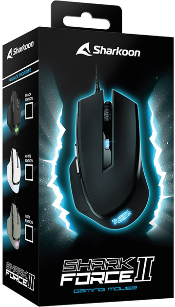 Миша Sharkoon Shark Force II Black - зображення 4