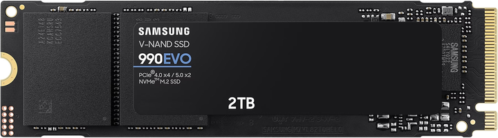 SSD диск Samsung 990 Evo 2TB M.2 PCIe 4.0 x4/5.0 x2 NVMe 2.0 V-NAND TLC (MZ-V9E2T0BW) - зображення 1