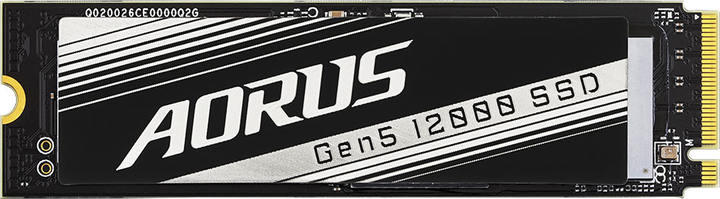 Dysk SSD Gigabyte Aorus Gen5 12000 2TB M.2 NVMe 2.0 PCIe 5.0 x4 3D NAND (TLC) (AG512K2TB) - obraz 1
