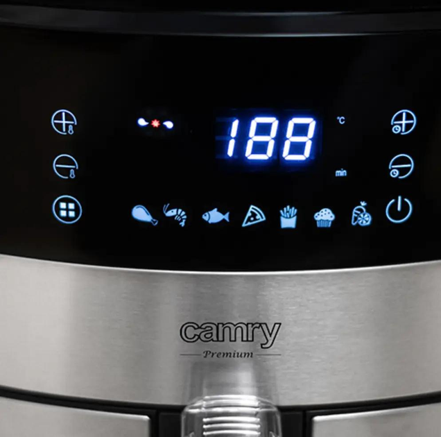 Аерофритюрниця 1700 Вт 9програм 5л Camry CR 6311 Air fryer - зображення 8
