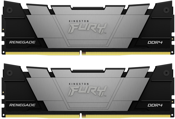 Оперативна пам'ять Kingston Fury DDR4-3200 32768MB PC4-25600 (Kit of 2x16384) Renegade (KF432C16RB12K2/32) - зображення 1