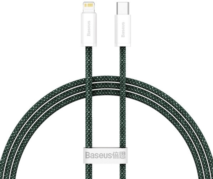 Kabel Baseus Dynamic 2 USB Type-C - Lightning 2 m Green (CALD040306) - obraz 2