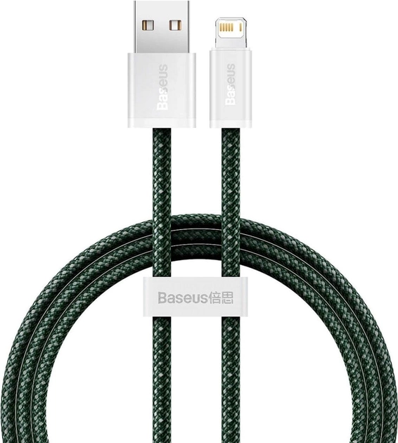 Кабель Baseus Dynamic 2 USB Type A - Lightning 2 м Green (CALD040106) - зображення 1