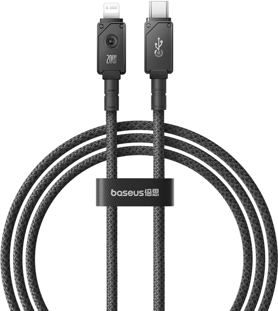 Кабель Baseus Unbreakable USB Type C- Lightning 1 м Black (P10355803111-00) - зображення 1