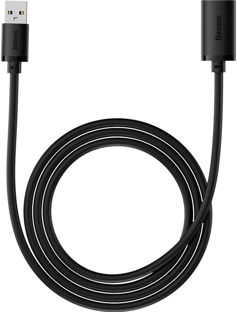 Przedłuzacz Baseus AirJoy USB Type-A - USB Type-A M/F 1.5 m Black (B00631103111-02) - obraz 1